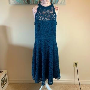 Eliza J lace halter dress